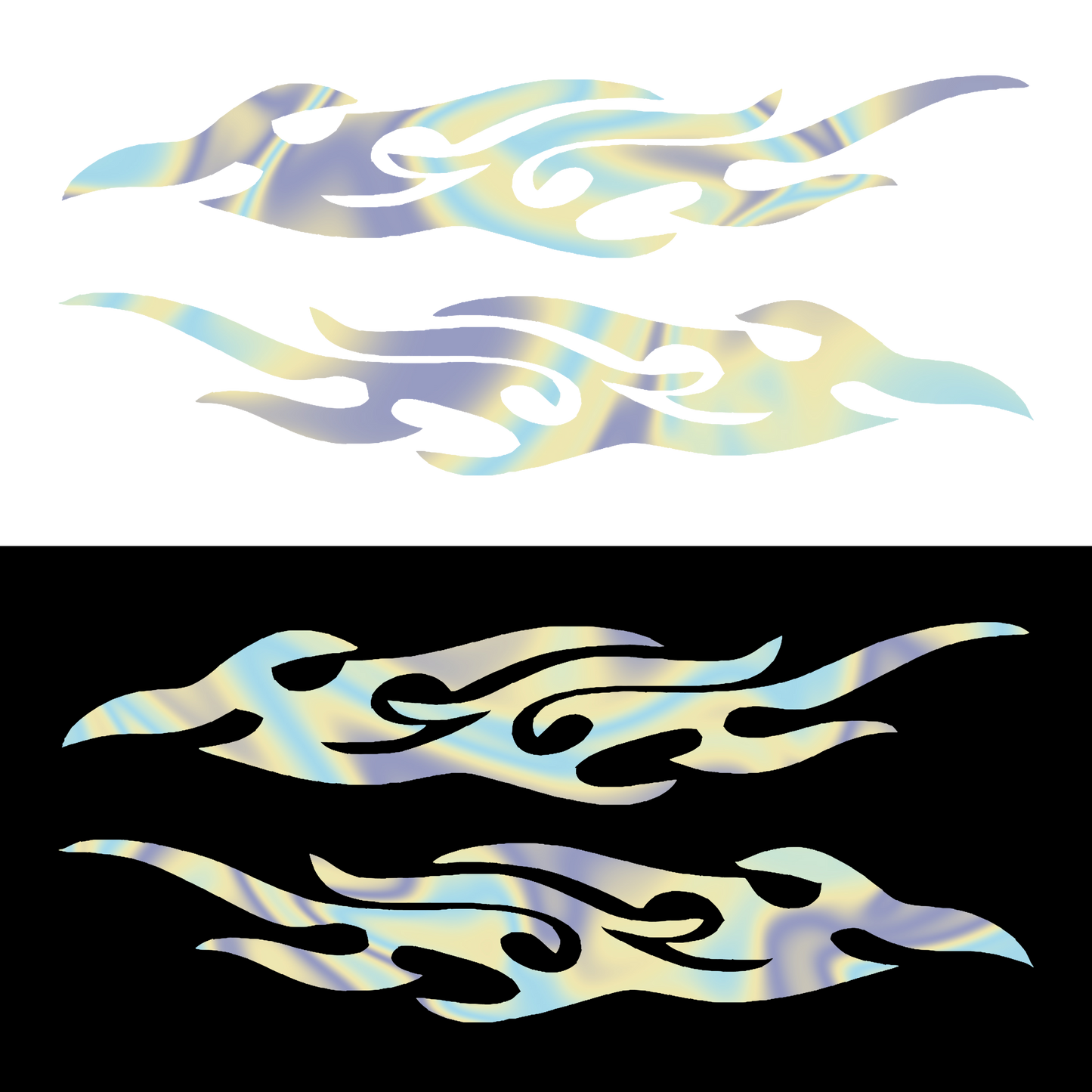 Sticker Set - X2 FLAMES