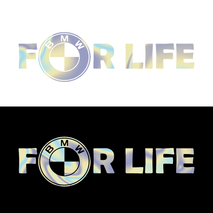 Sticker - BMW FOR LIFE