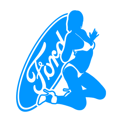 Sticker - FORD GIRL 3