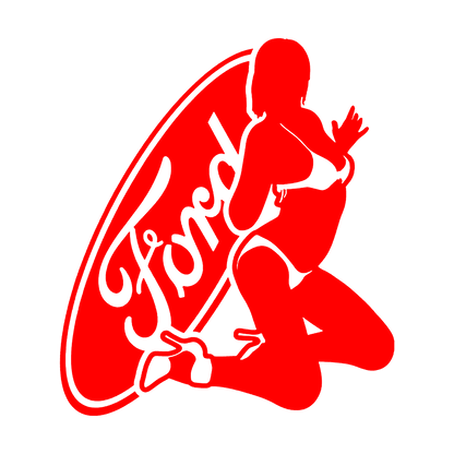 Sticker - FORD GIRL 3