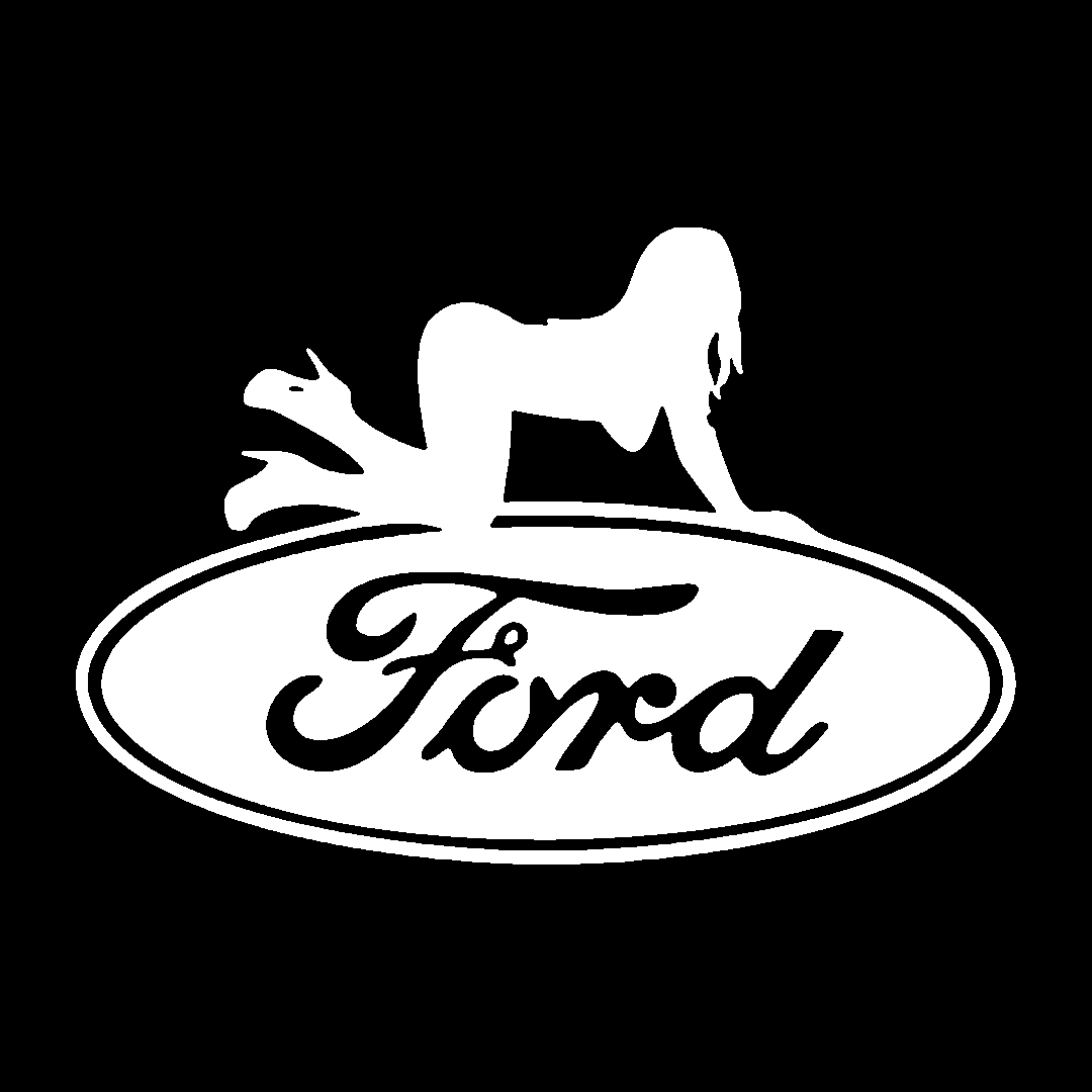 Sticker - FORD GIRL 4