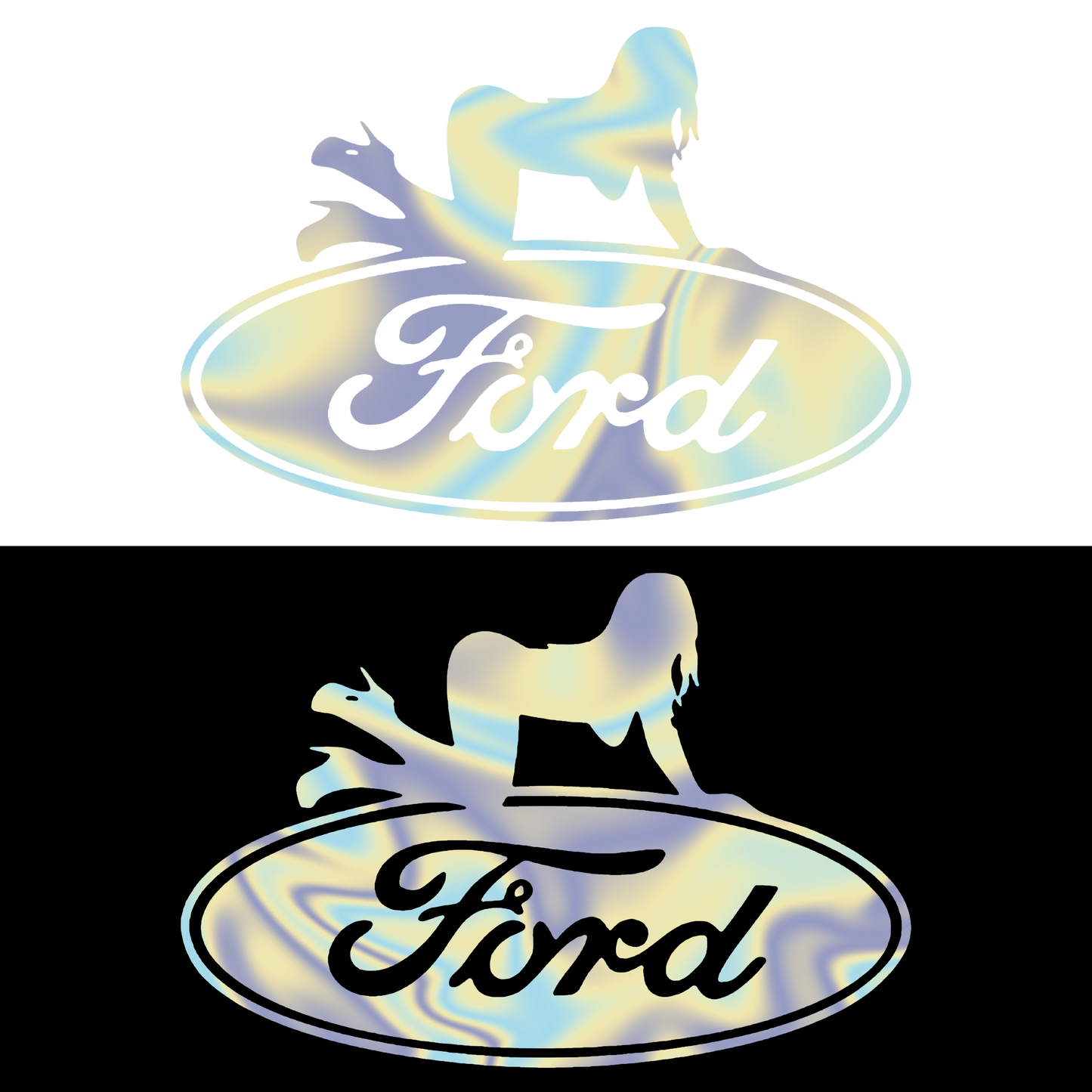 Sticker - FORD GIRL 4