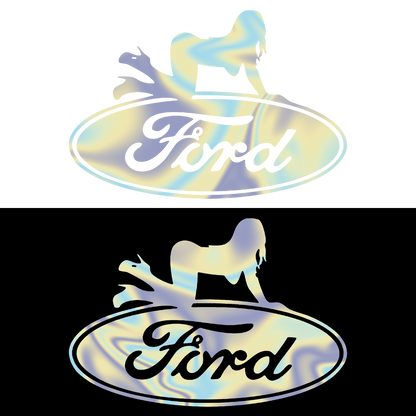 Sticker - FORD GIRL 4