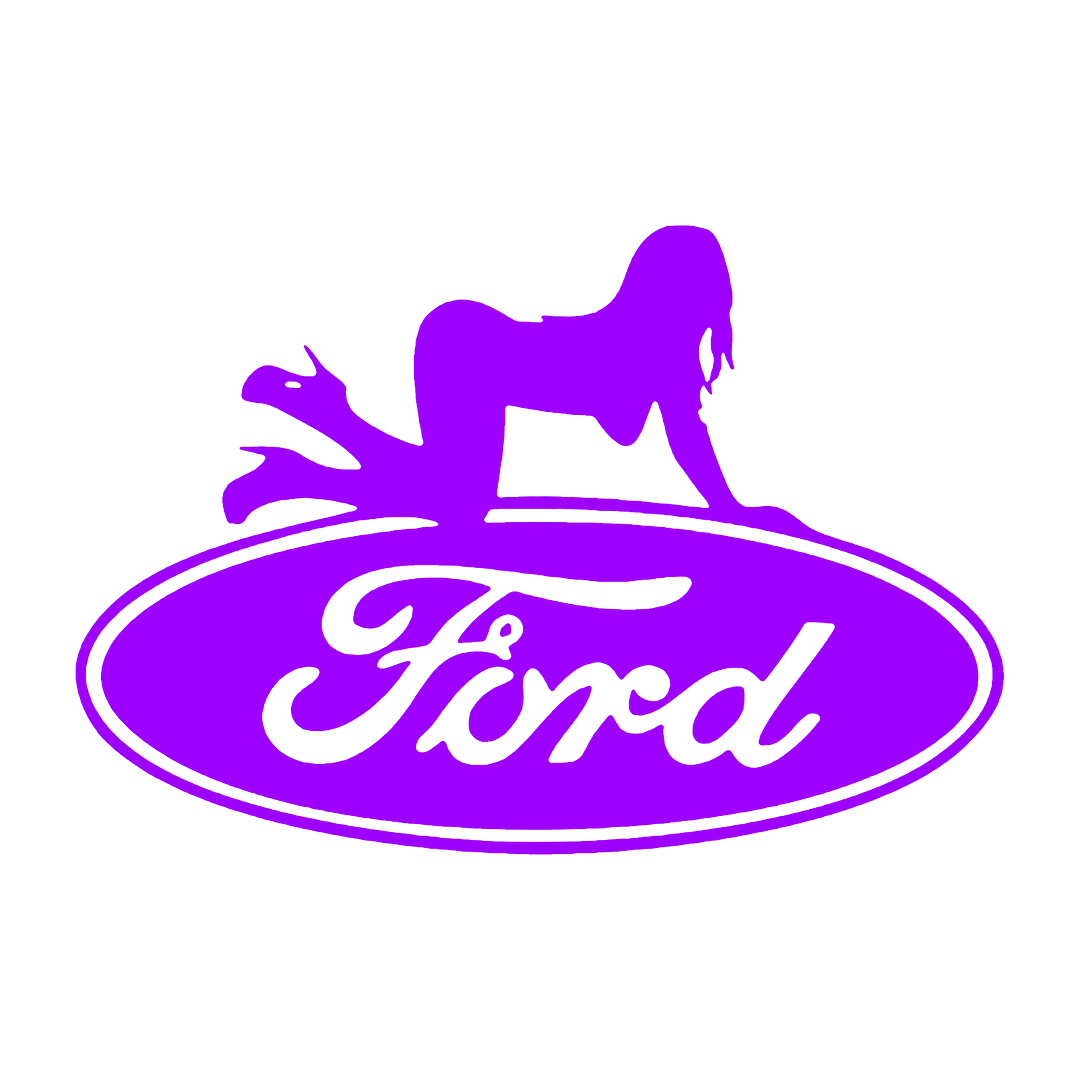 Sticker - FORD GIRL 4