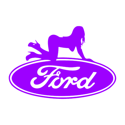 Sticker - FORD GIRL 4