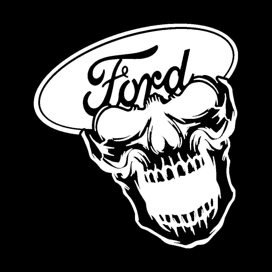 Sticker - FORD SKULL 2