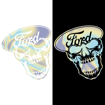 Sticker - FORD SKULL 2
