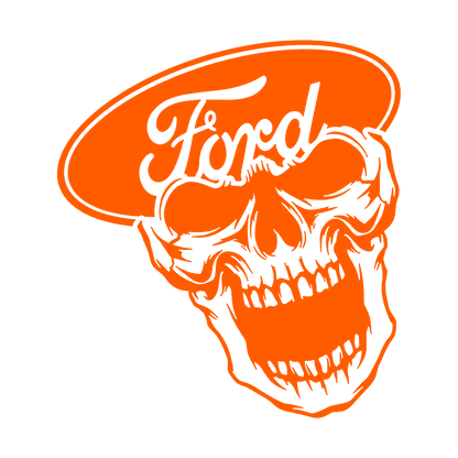 Sticker - FORD SKULL 2