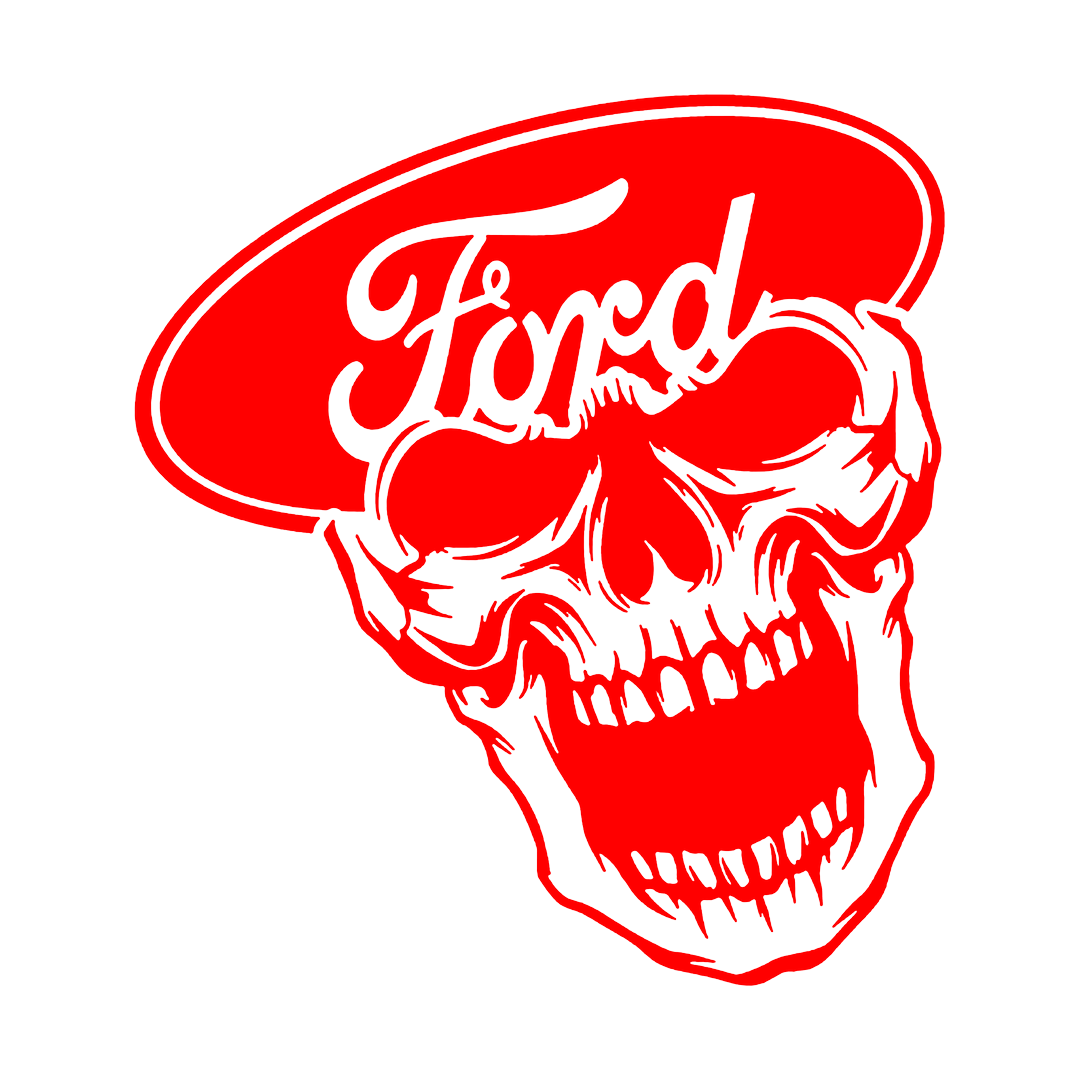 Sticker - FORD SKULL 2