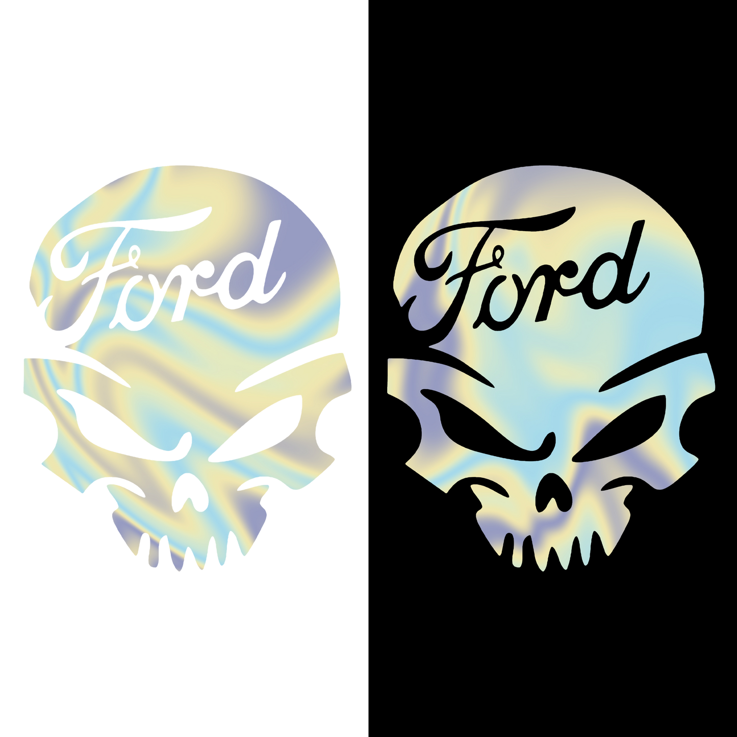 Sticker - FORD SKULL 3