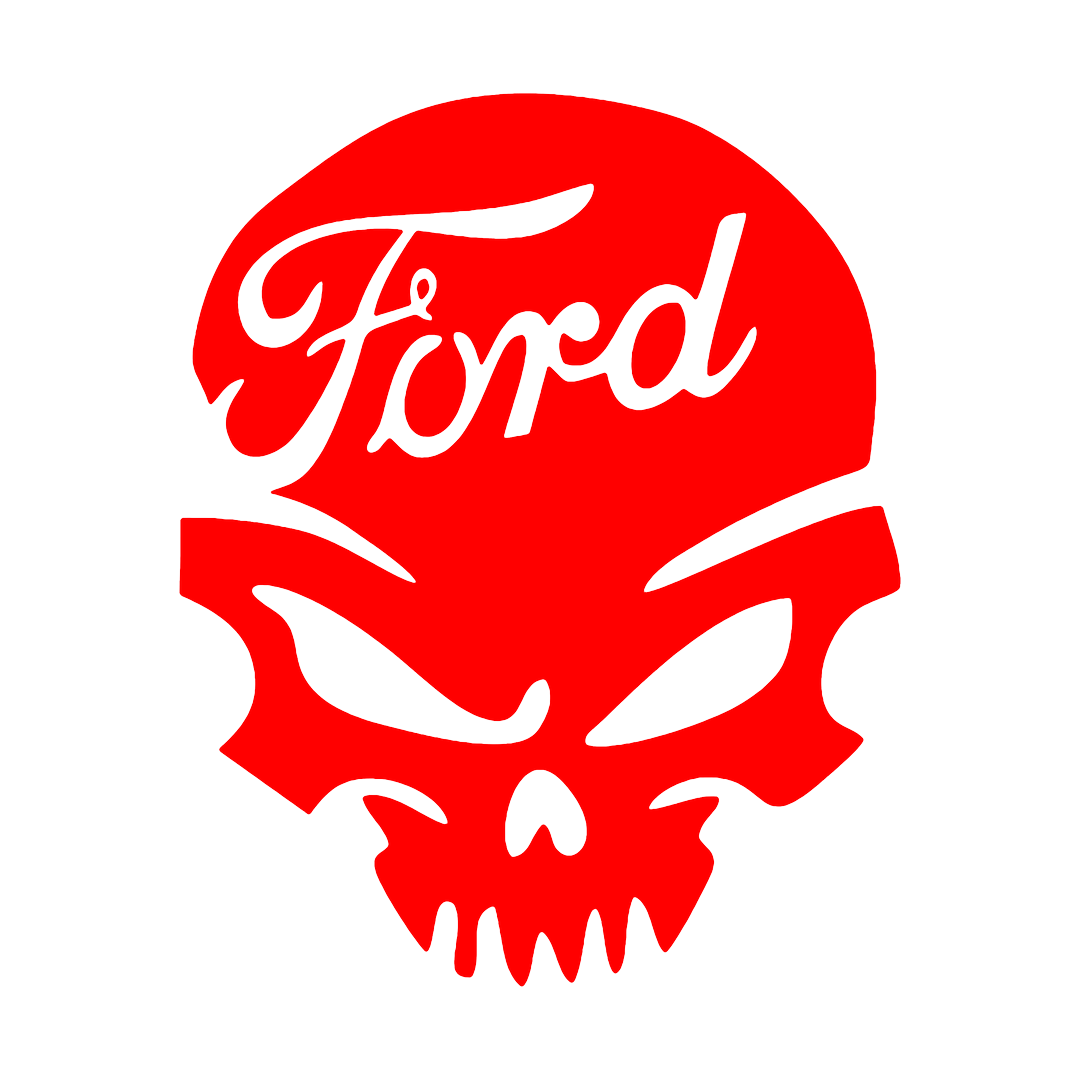 Sticker - FORD SKULL 3
