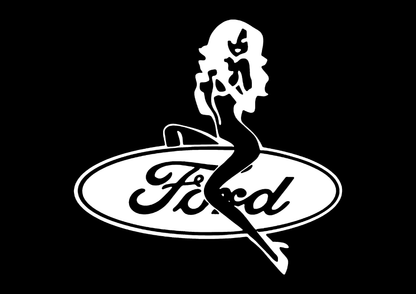 Sticker - FORD GIRL 2