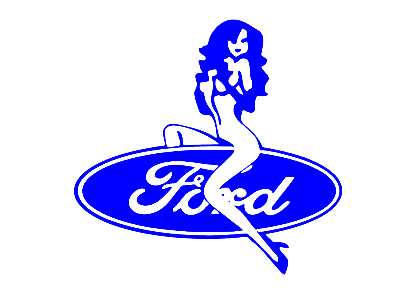 Sticker - FORD GIRL 2