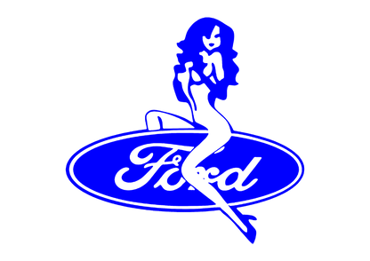 Sticker - FORD GIRL 2