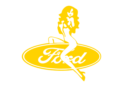 Sticker - FORD GIRL 2