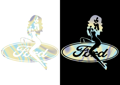 Sticker - FORD GIRL 2