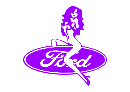 Sticker - FORD GIRL 2