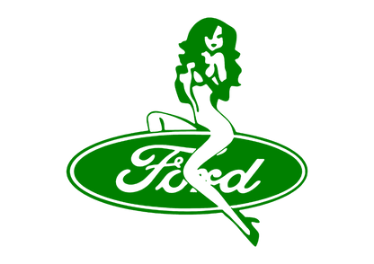 Sticker - FORD GIRL 2