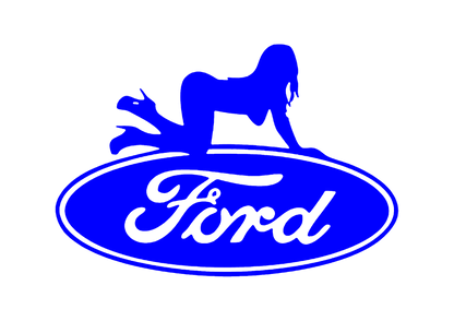 Sticker - FORD GIRL 4
