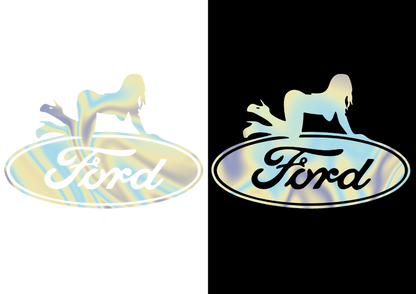 Sticker - FORD GIRL 4