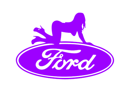 Sticker - FORD GIRL 4