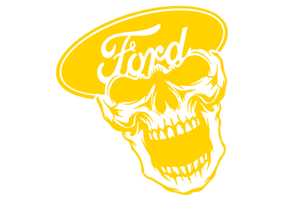 Sticker - FORD SKULL 2