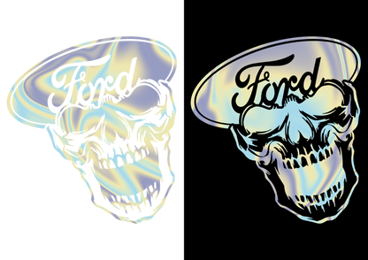 Sticker - FORD SKULL 2