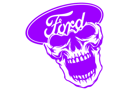Sticker - FORD SKULL 2