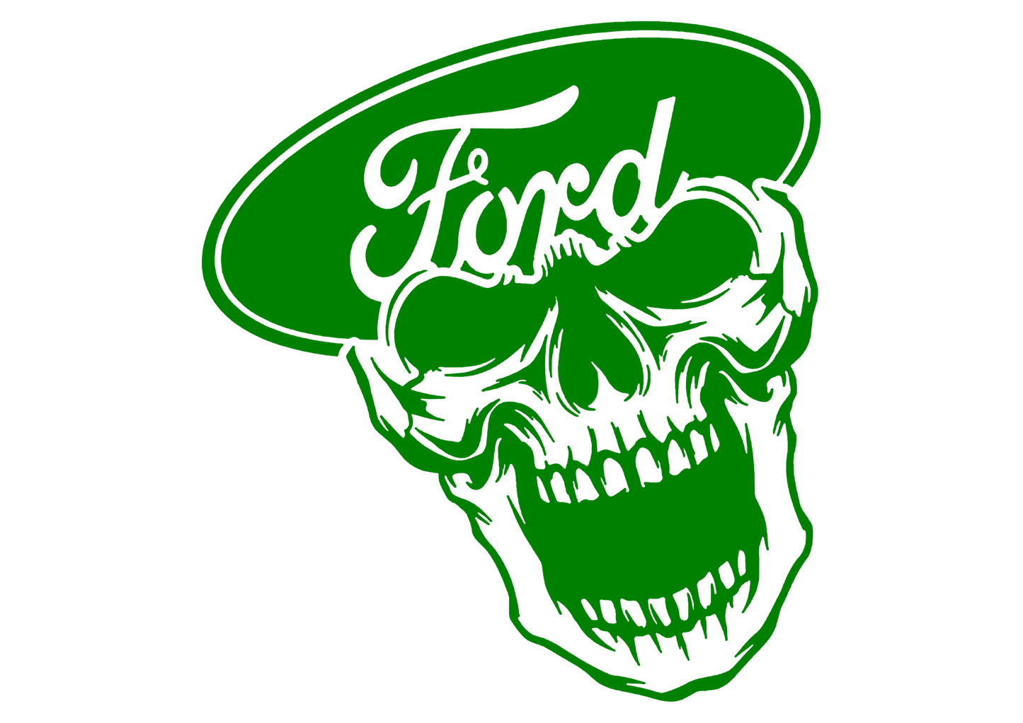 Sticker - FORD SKULL 2