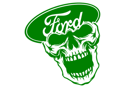 Sticker - FORD SKULL 2