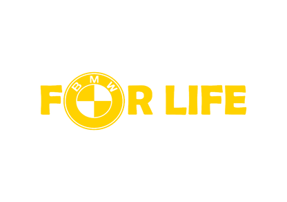 Sticker - BMW FOR LIFE