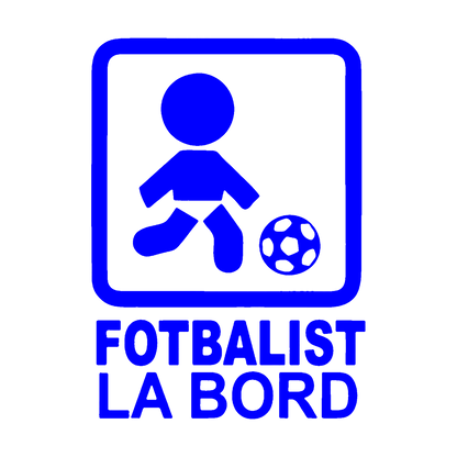 Sticker - FOTBALIST LA BORD