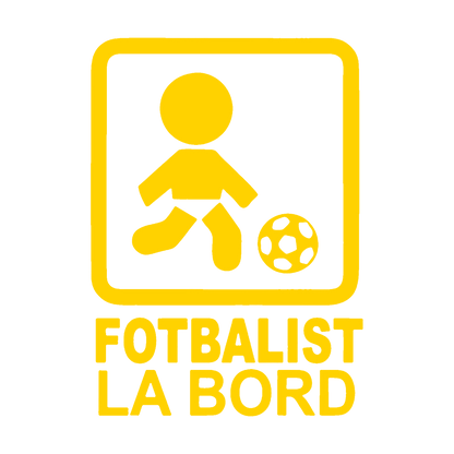 Sticker - FOTBALIST LA BORD