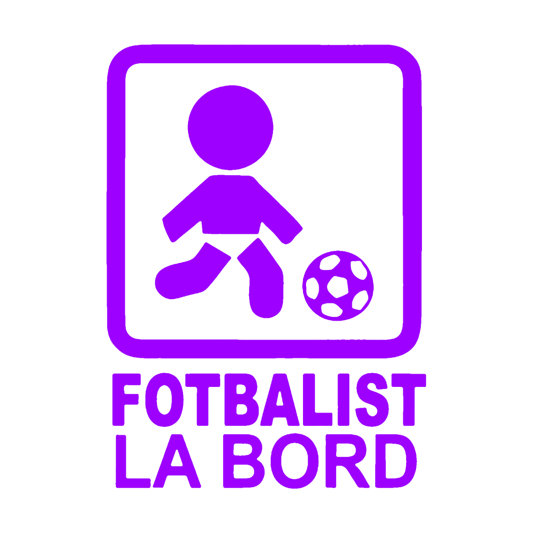 Sticker - FOTBALIST LA BORD