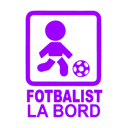 Sticker - FOTBALIST LA BORD