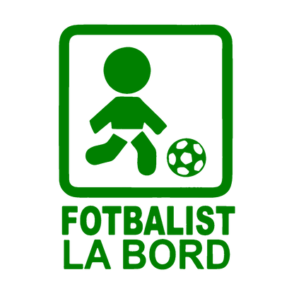Sticker - FOTBALIST LA BORD