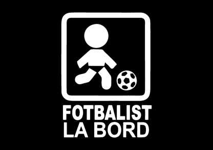 Sticker - FOTBALIST LA BORD