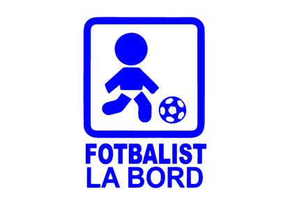Sticker - FOTBALIST LA BORD