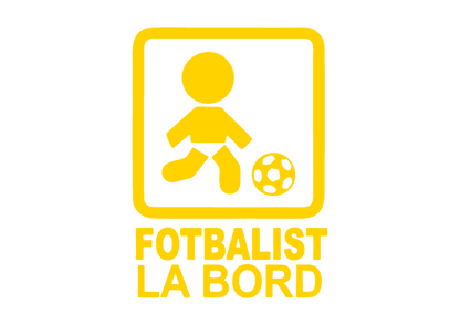 Sticker - FOTBALIST LA BORD