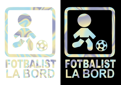 Sticker - FOTBALIST LA BORD