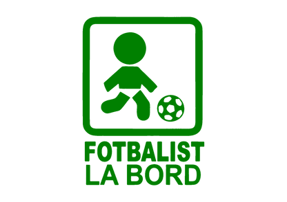 Sticker - FOTBALIST LA BORD