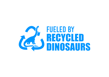 Sticker - FUELED BY RECYCLED DINOSAURS
