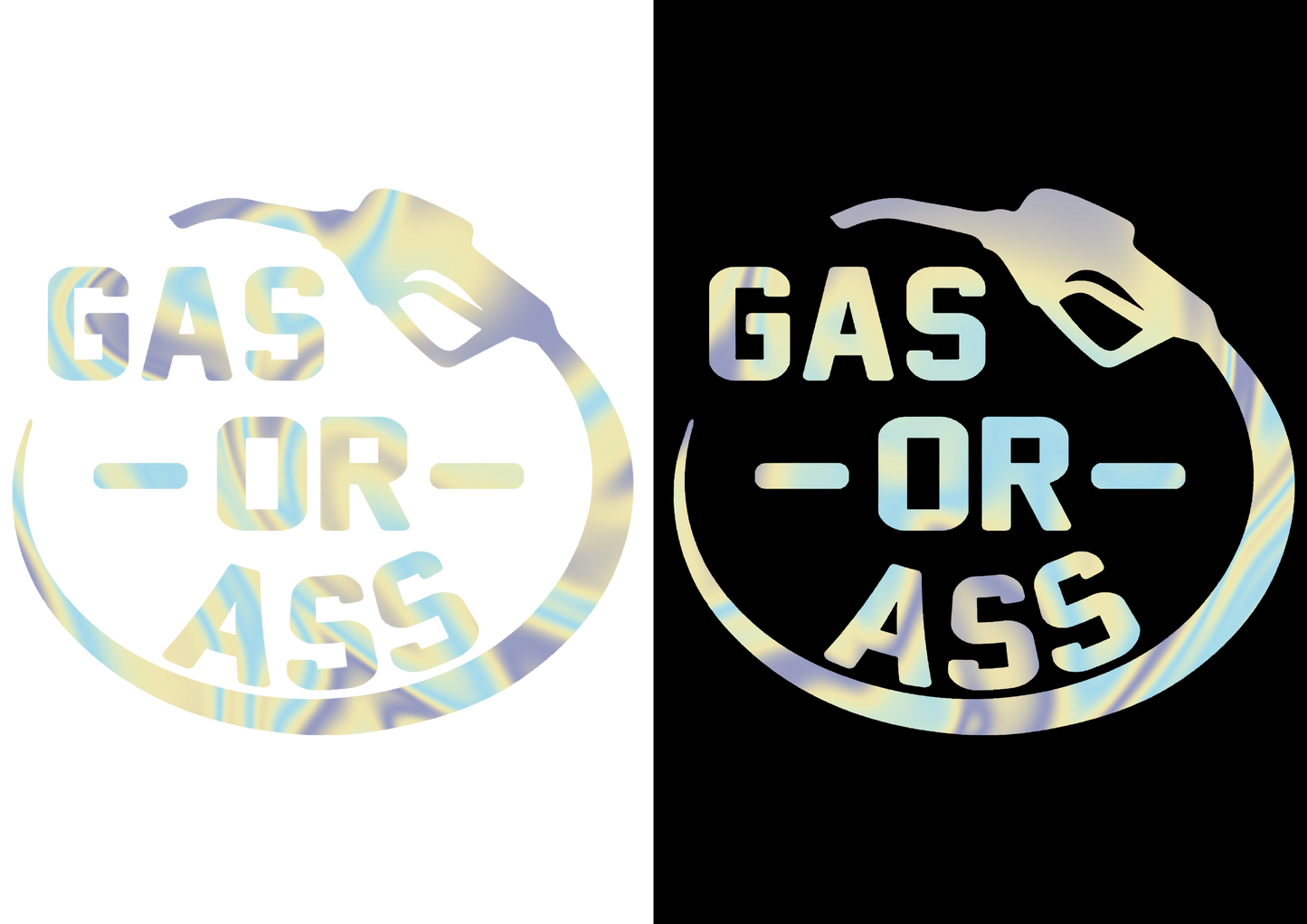 Sticker - GAS OR ASS