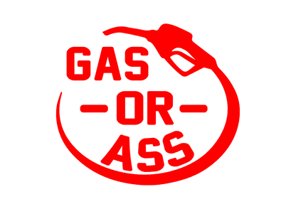 Sticker - GAS OR ASS