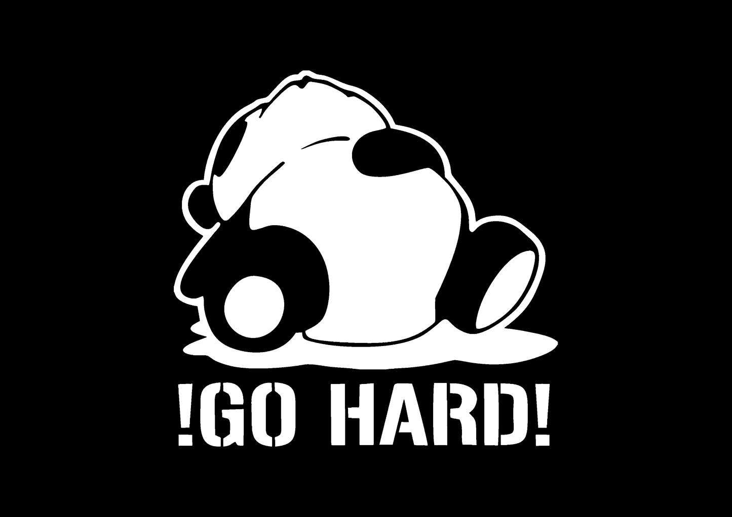 Sticker - GO HARD