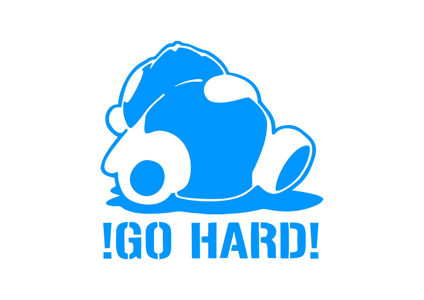 Sticker - GO HARD