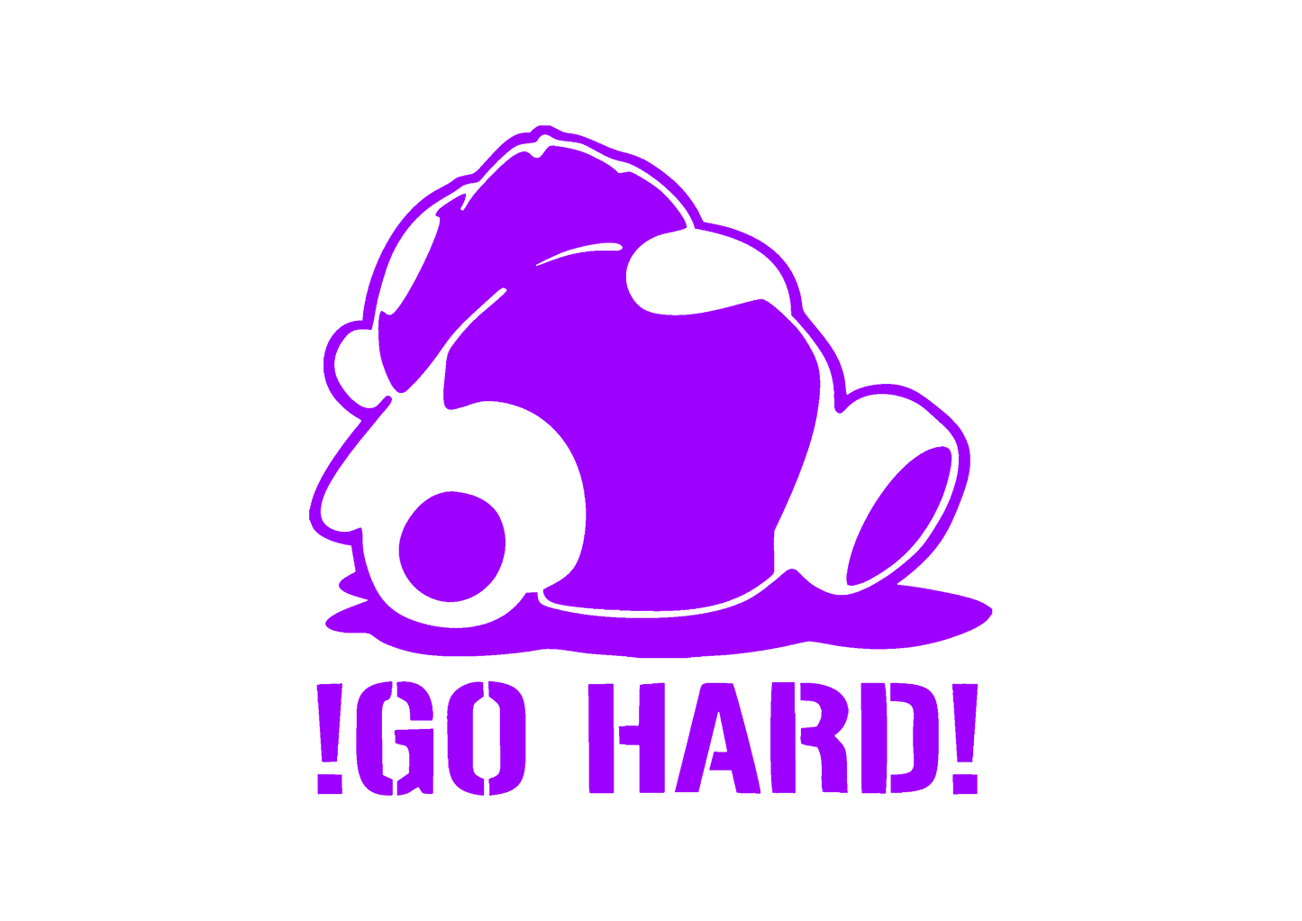 Sticker - GO HARD