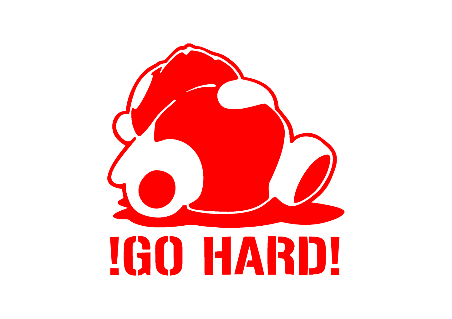 Sticker - GO HARD