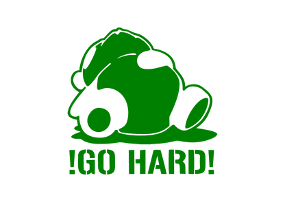 Sticker - GO HARD