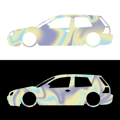 Sticker - SILUETA GOLF